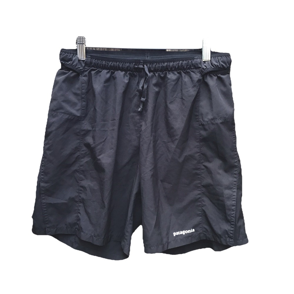 Patagonia Strider Pro Running Shorts Men's Medium Black Gym Workout Yoga